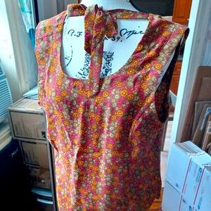 Toad & Co. Floral Tank Women’s Large